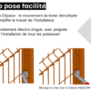 clipseur aquilon cloture rigide